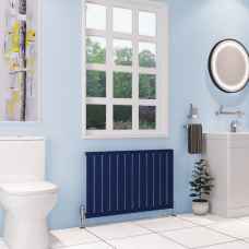 Deddington Cobalt Blue Horizontal Radiator 600mm x 950mm